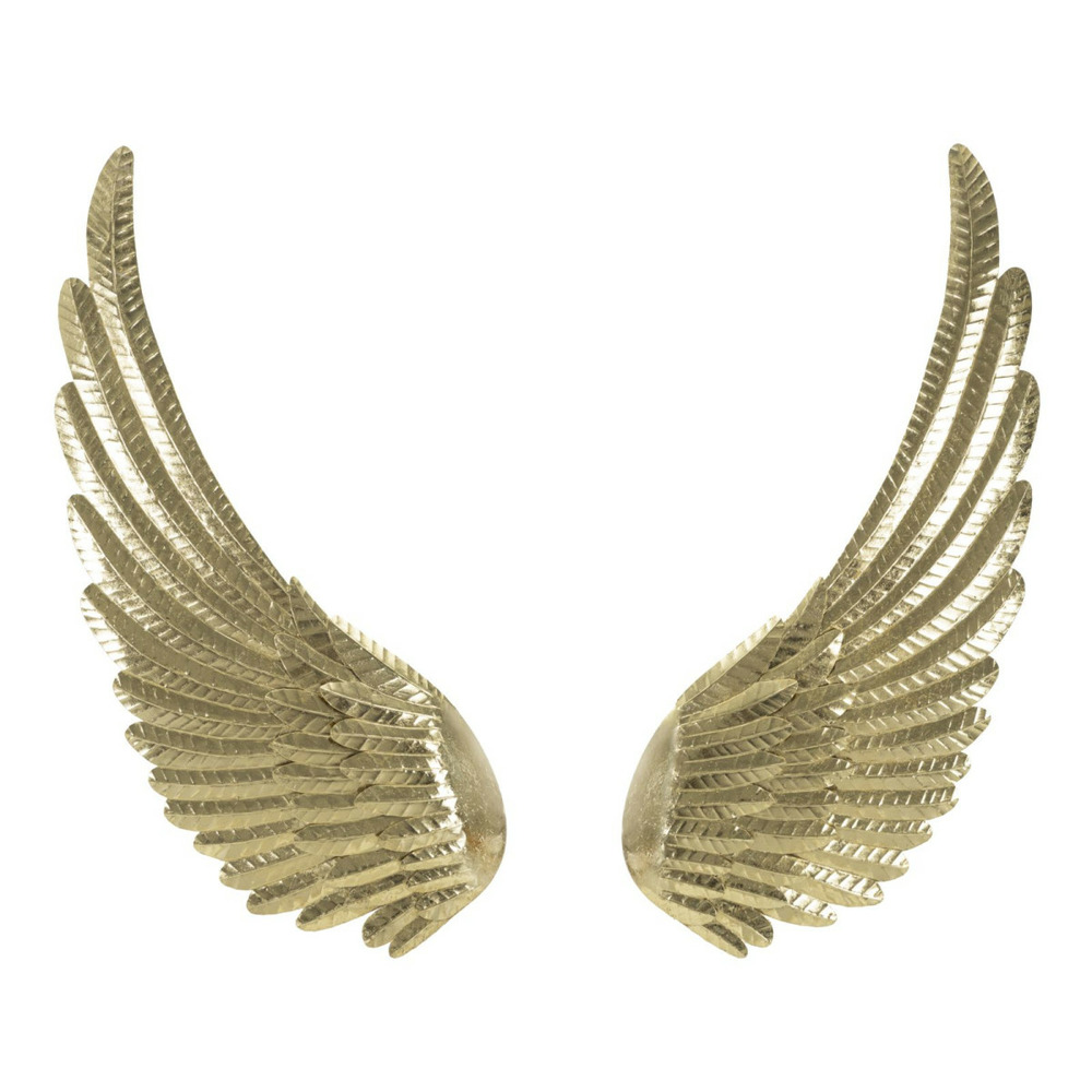 Paire d'ailes en métal 