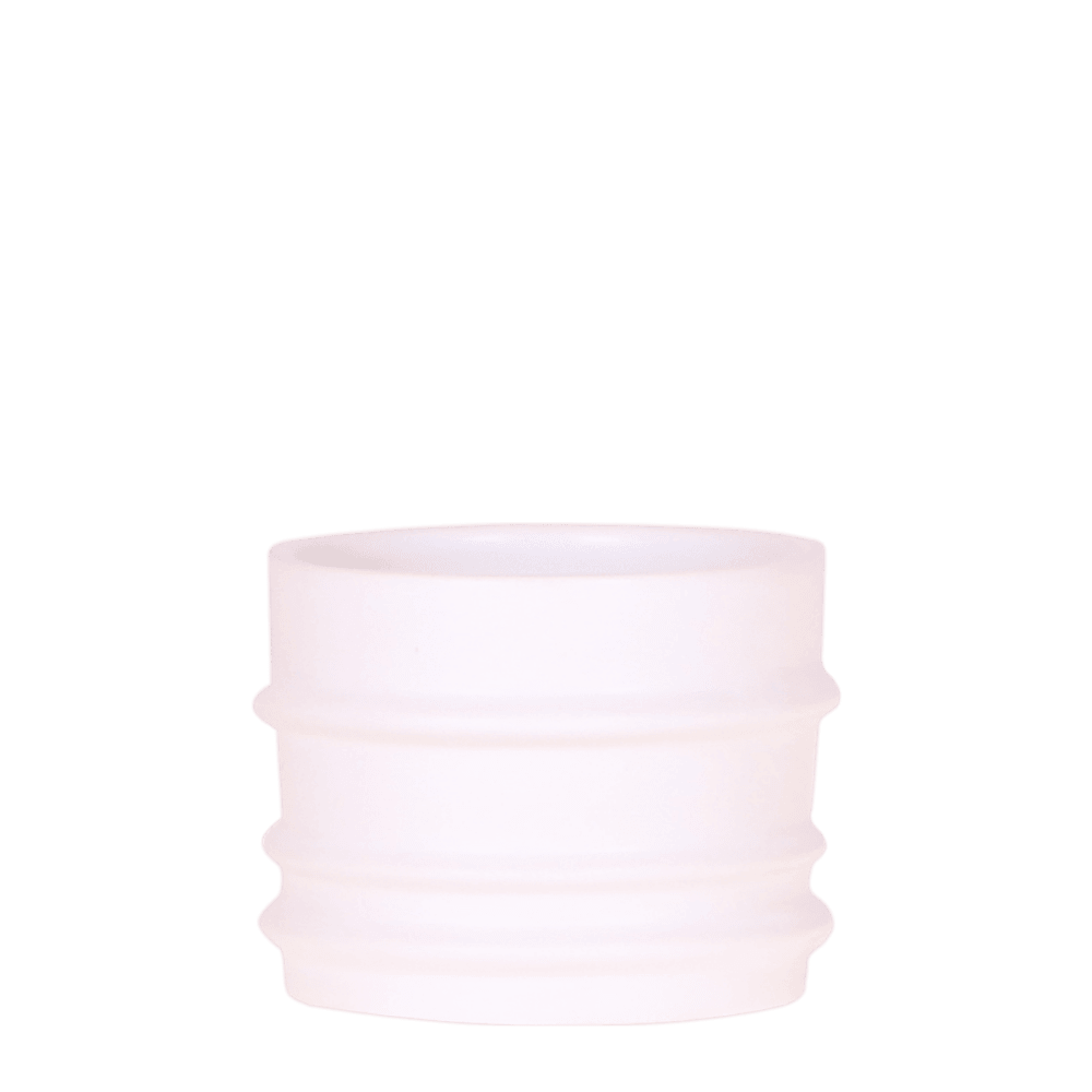 Cache-pot mellow blanc - ø6 cm