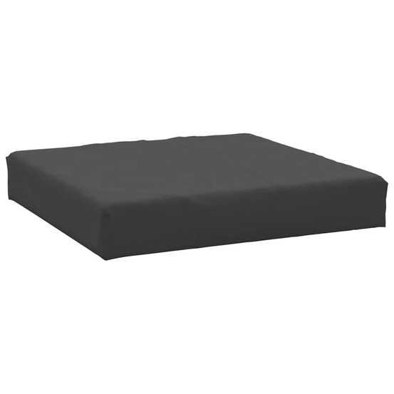 Coussin de palette noir 60x60x6 cm tissu oxford
