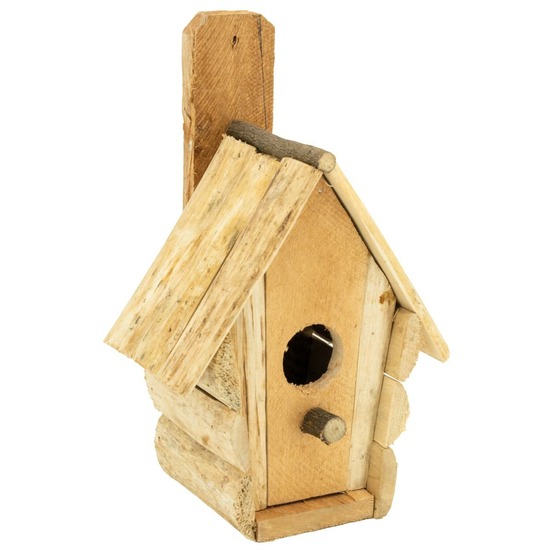 Nichoir en bois pour fixation murale marguerite