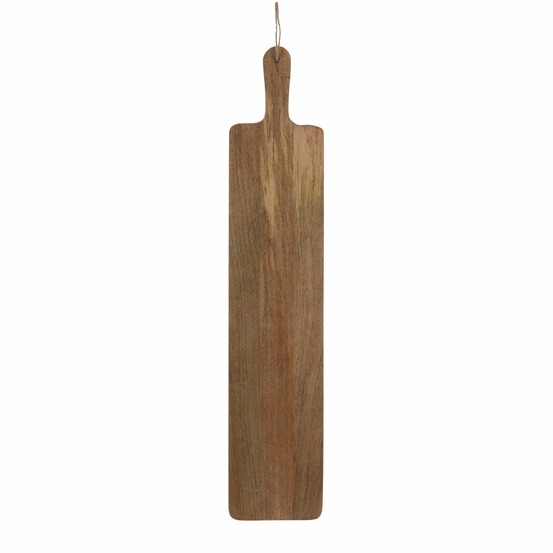 Mica decorations capri plateau de service - l90 x l18 cm - 100% fsc bois de manguier - marron