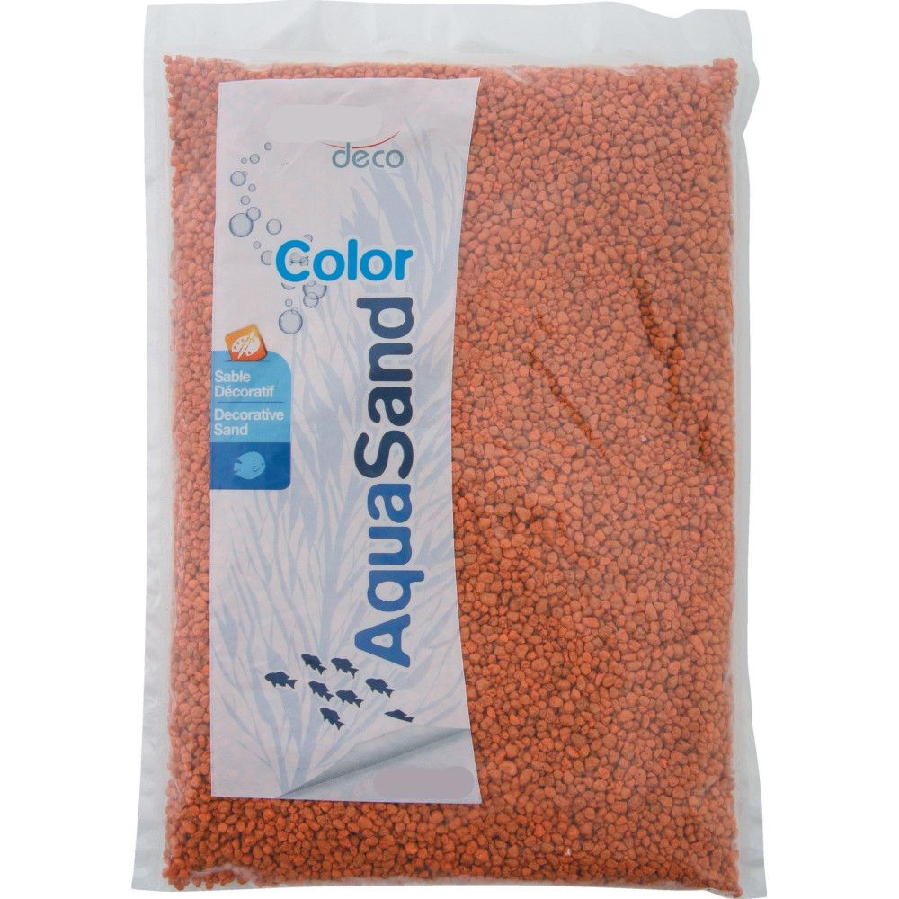 Sable Coloré Orange Saumon 02/05 – 1 Kg – Granulométrie 0,2/0,5 Mm – Fabrication Française – Loisirs Créatifs