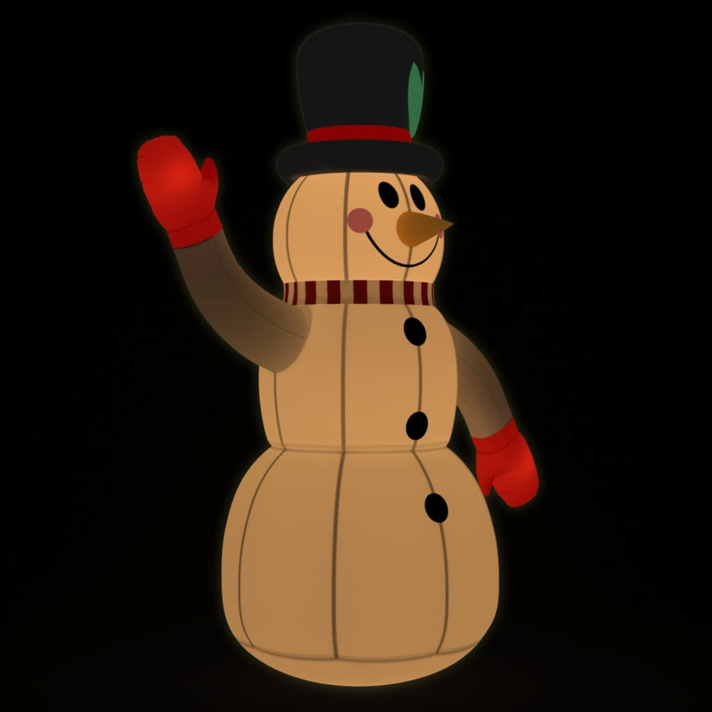 Bonhomme de neige gonflable avec led 120 cm