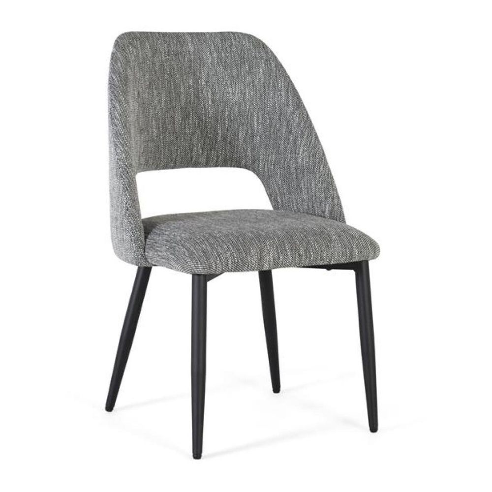 Lot de 2 chaises bois gris - décoration d'autrefois