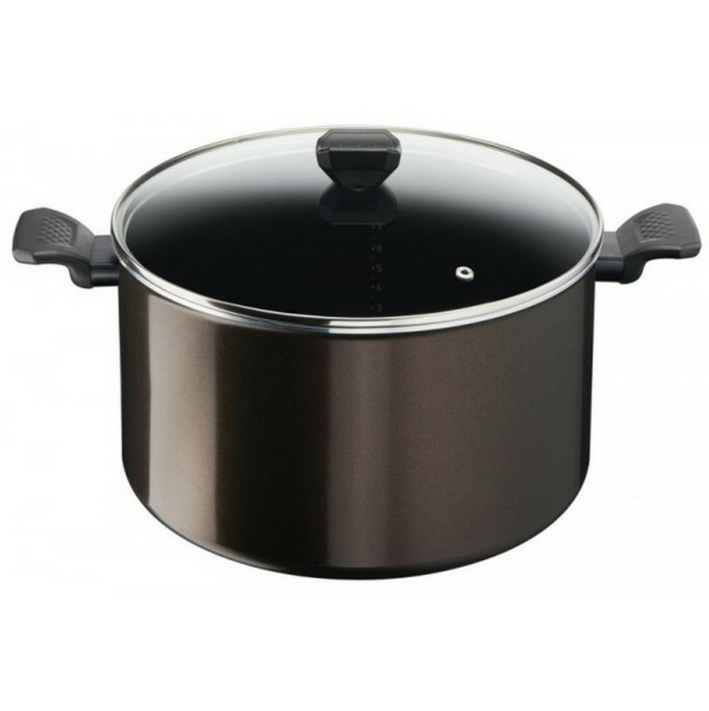 Marmite aluminium 30cm + couvercle en verre - b5546902