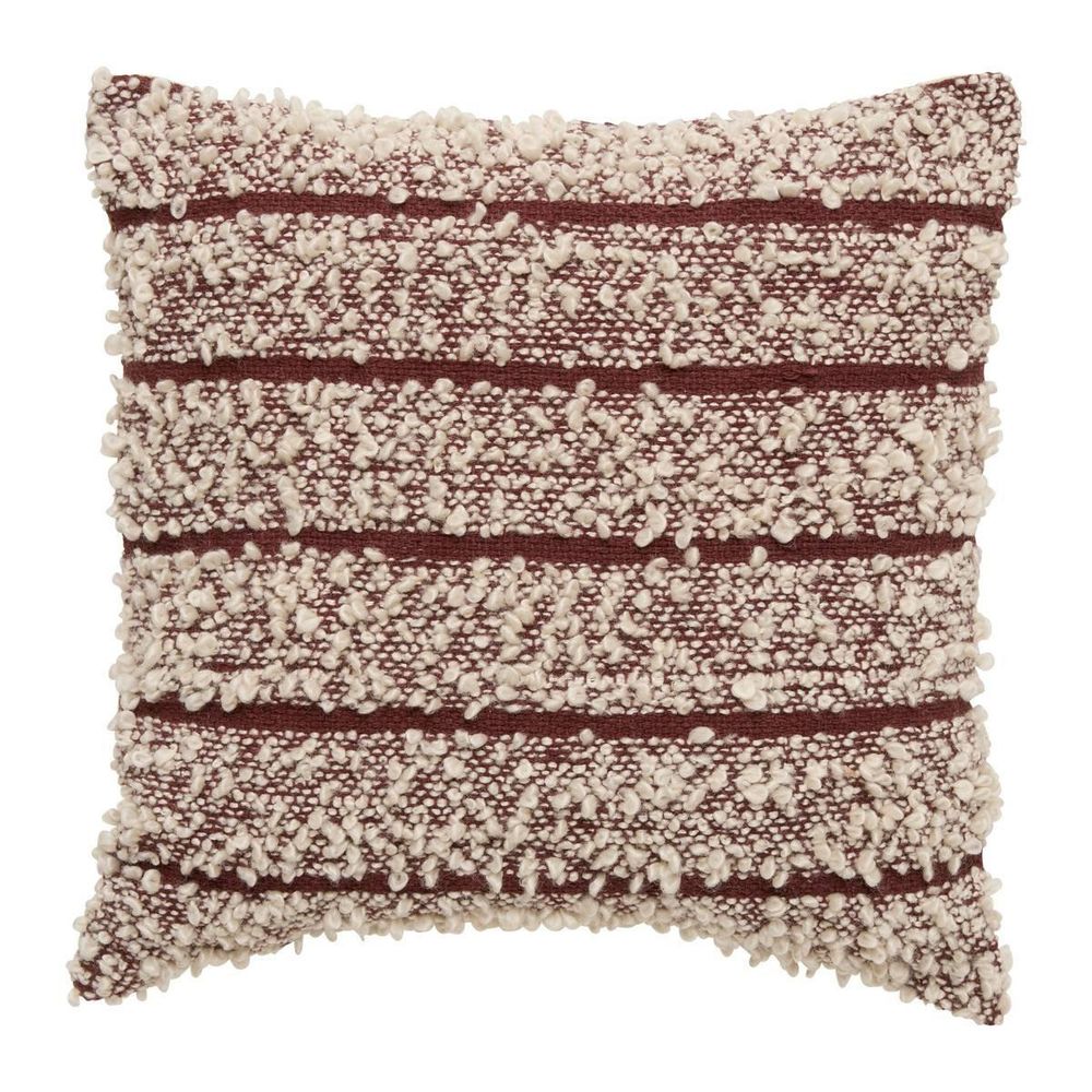 Coussin déco bouclette 
