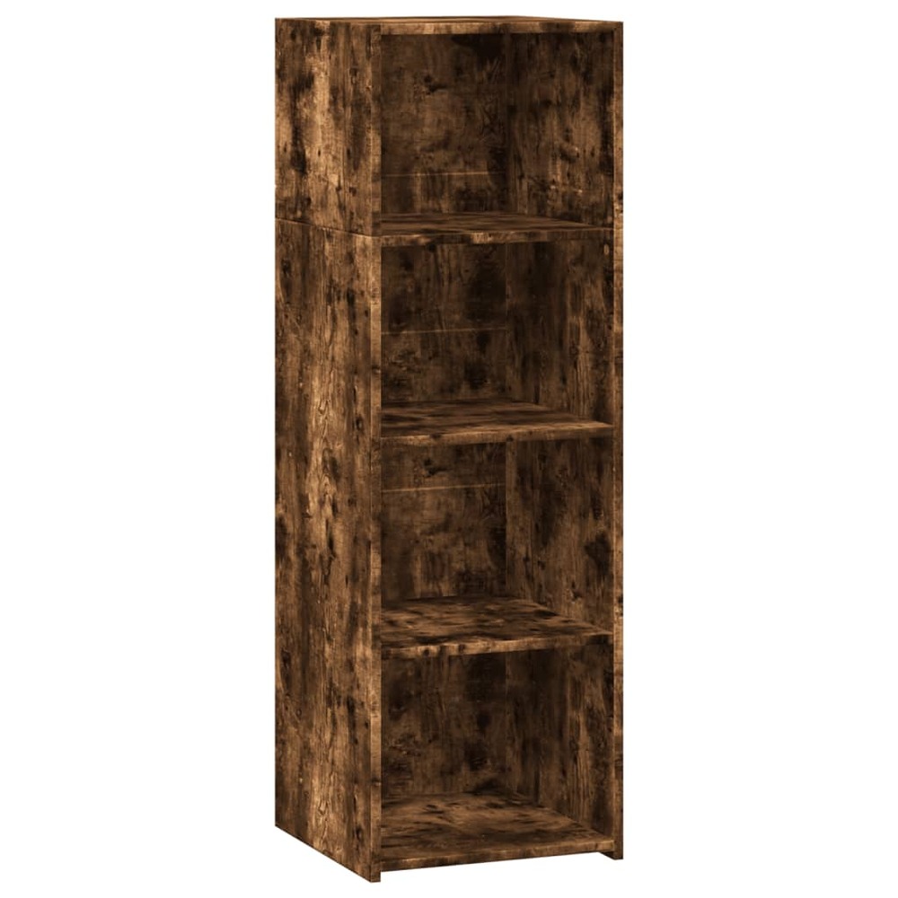 Buffet bahut commode armoire meuble de rangement organisateur cuisine salle de séjour salon 40 x 41 x 124 cm bois d'ingénieri