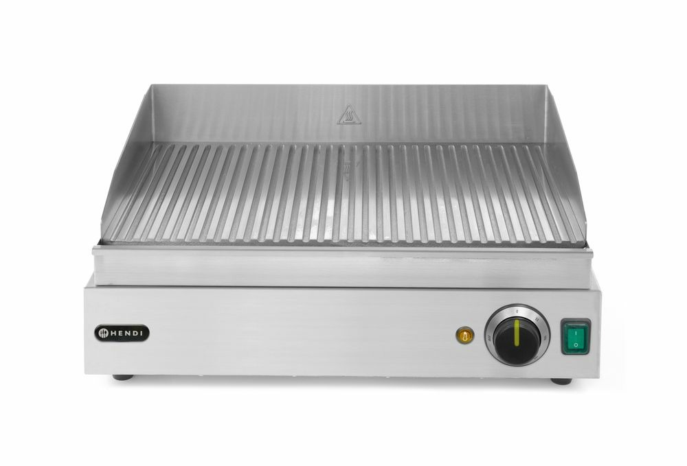 Grill rainuré profi line 230v/2400w 550x420x(h)240 mm - hendi