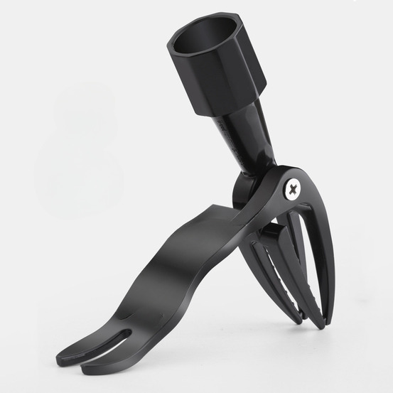 Désherbeur manuel ergonomique - outil de désherbage portatif en métal durable pour jardin