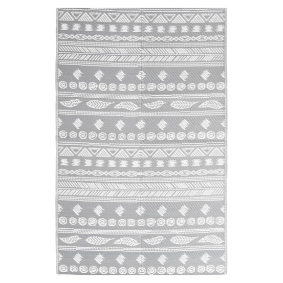 Tapis d'extérieur arakil gris 160x230 cm pp