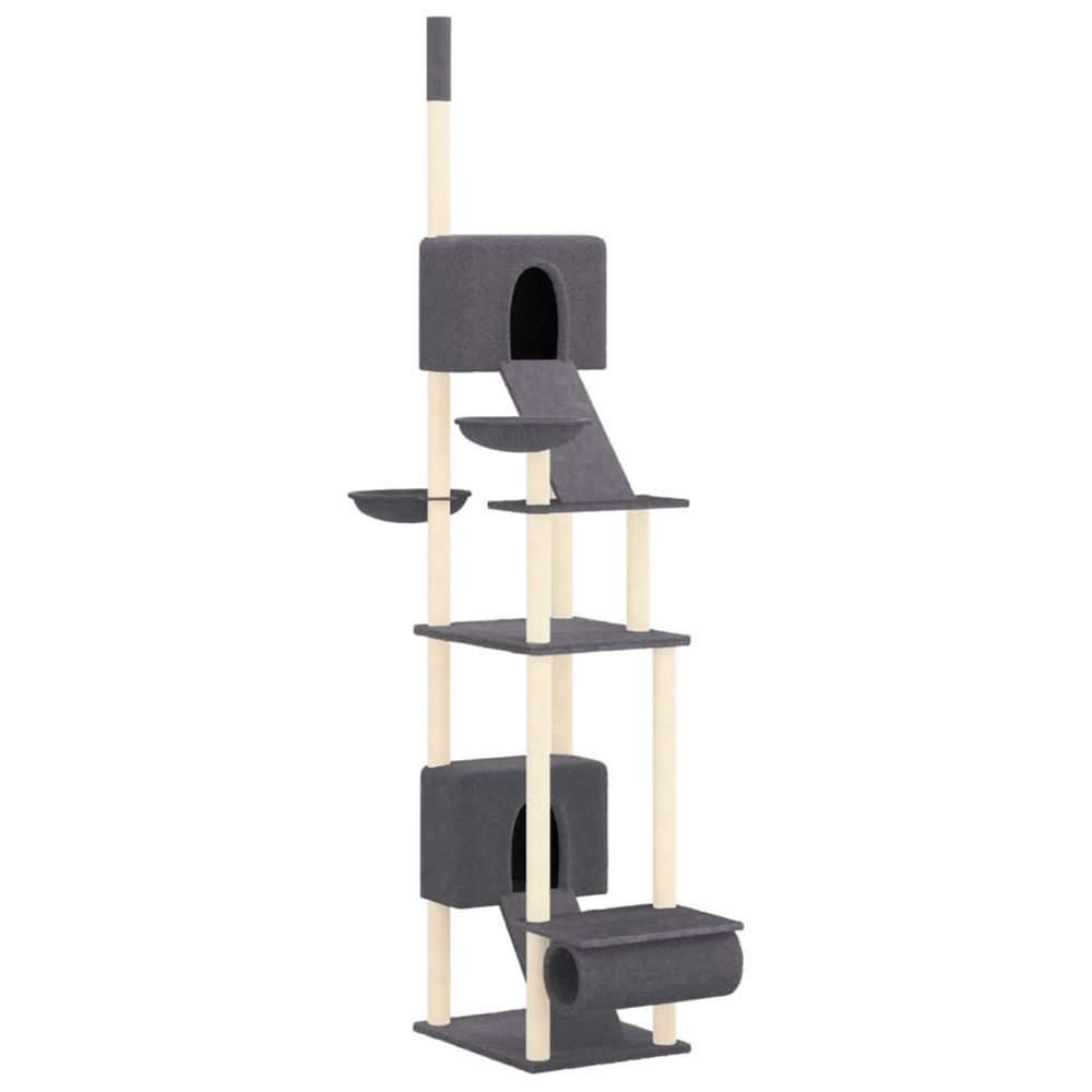 Arbre à chat du sol au plafond gris foncé 277-303 cm
