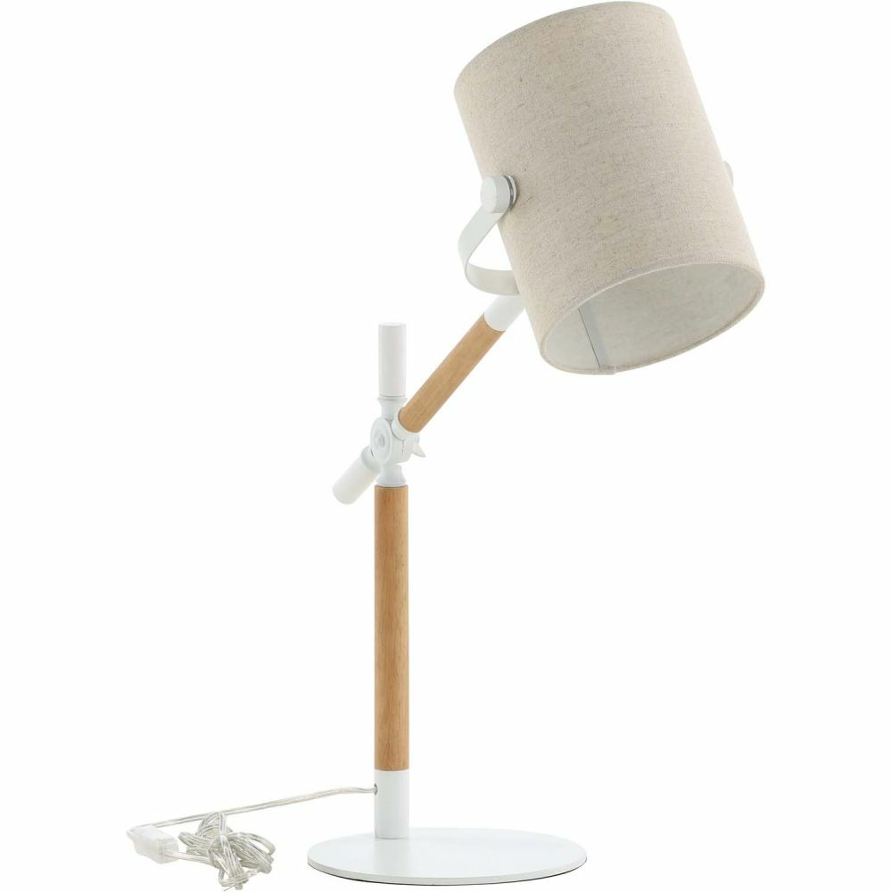 Lampe à poser en bois et acier dennis