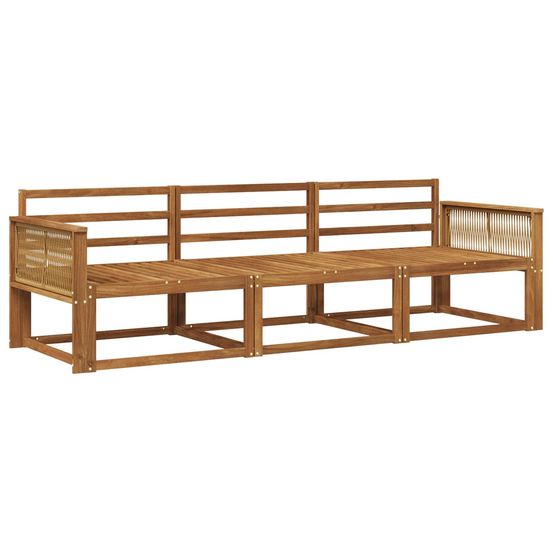 Ensemble de canapés d'extérieur 3 pc naturel