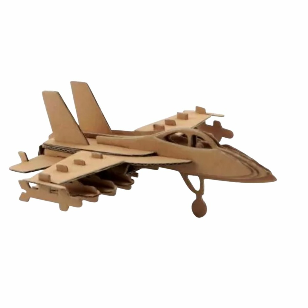 Maquette 3d en carton - avion de chasse