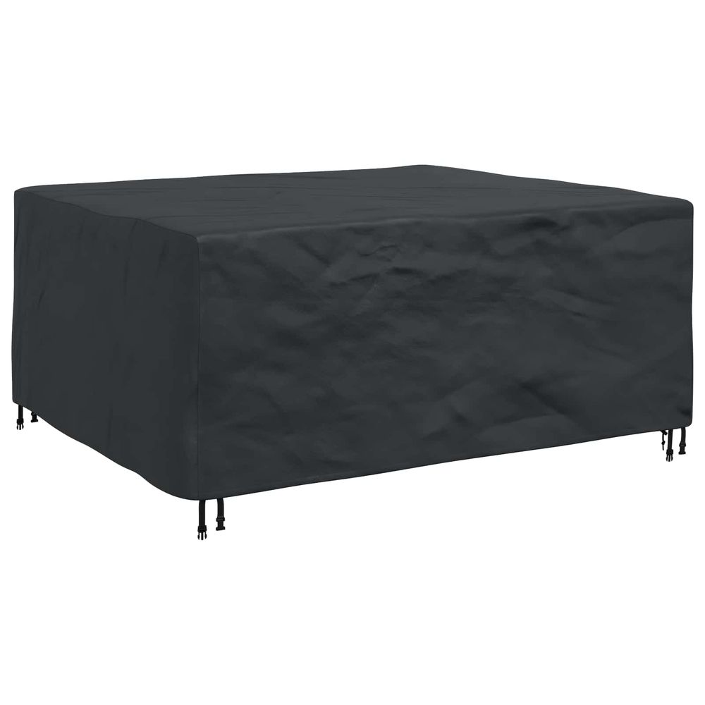 Housse pour meubles uni noir 200 x 165 x 80 cm 210d