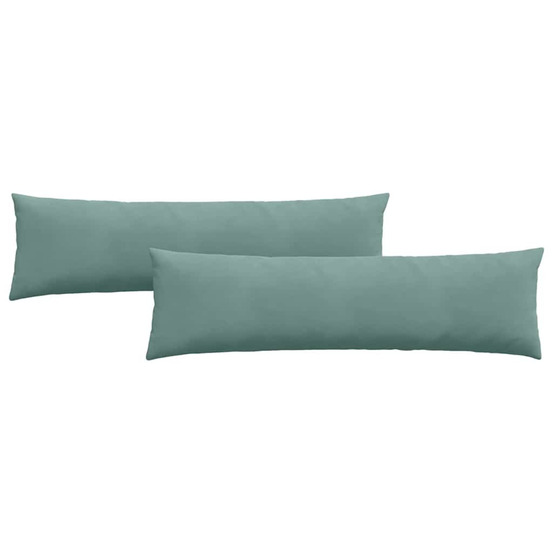 Coussins de canapé 2 pcs vert mer 145 x 40 cm