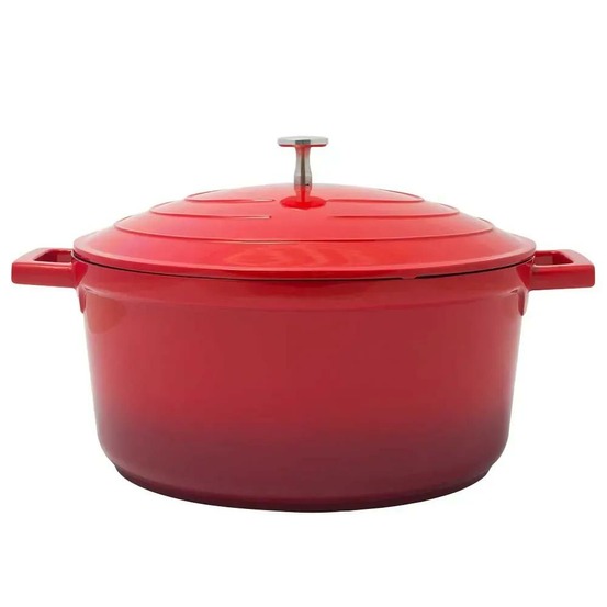 Cocotte ronde fonte alu 24cm 4,65l tous système de cuisson
