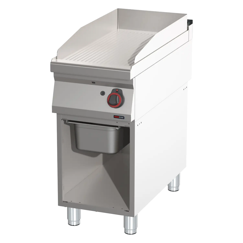 Plaque de cuisson nervurée - ftr 90/40 g - redfox