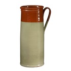 Mica decorations vase loomy - 21x21x50 cm - céramique - gris