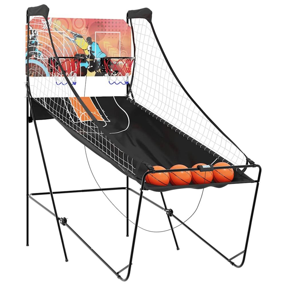 Machine d'arcade de basket avec 4 balles pour 2 joueurs