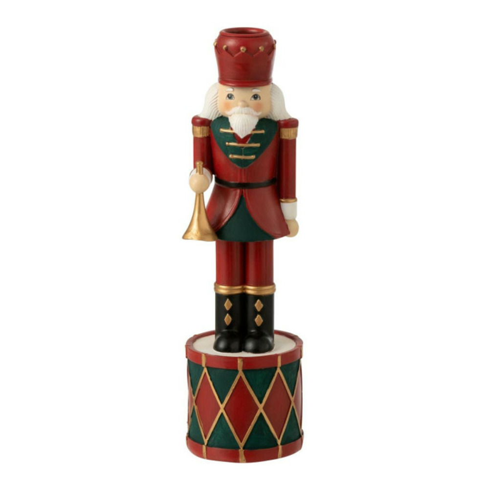 Bougeoir de noël casse-noisette 25cm rouge