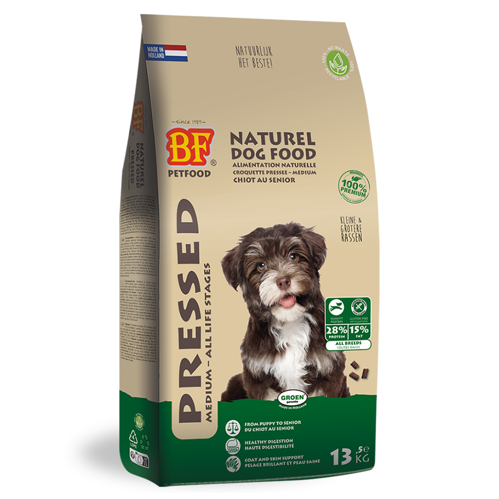 Croquettes pressées pour chiot/chien petite race (sans gluten) 13,5kg