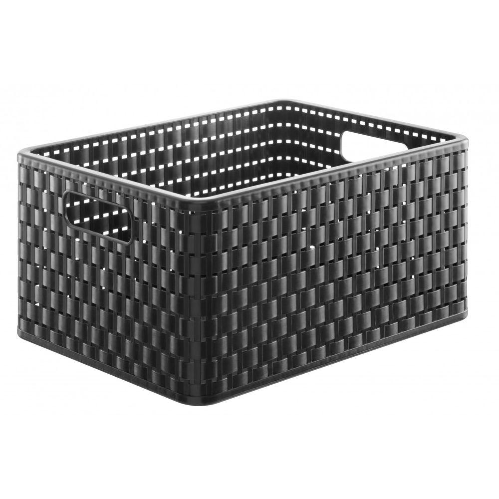 Jardinière Haute Avec Serre Prosperplast - 74,9x36,8x77,7cm Anthracite | Plastique Écologique