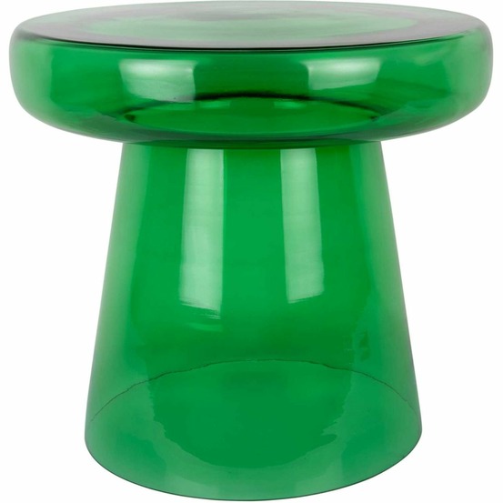 Table d'appoint en verre coloré simpleza vert