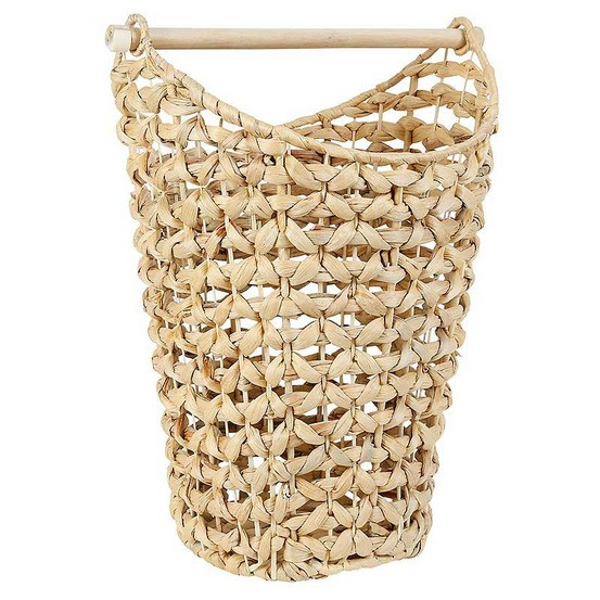 Panier celebes naturel côté table 28x30x42cm