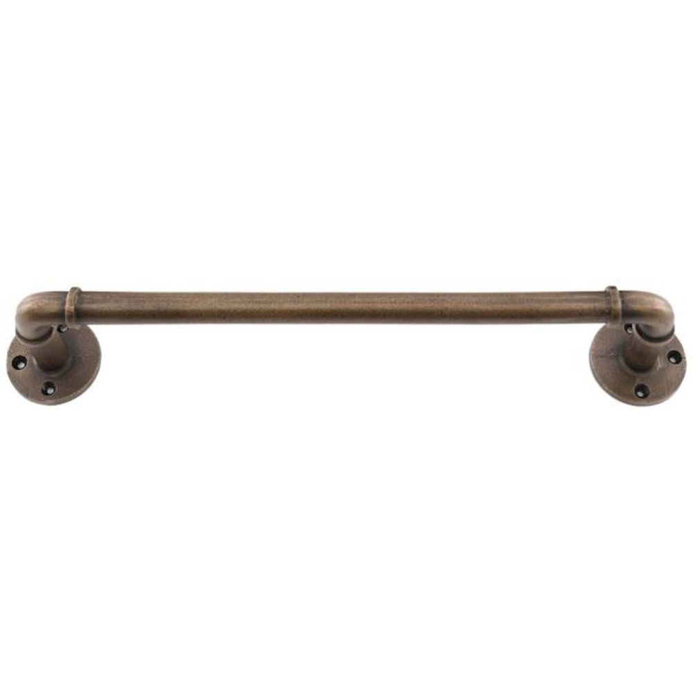 Porte-serviette en fer antique 30 cm doré