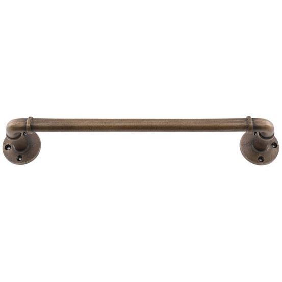 Porte-serviette en fer antique 30 cm doré