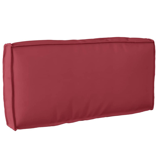 Coussin bordeaux 80 x 40 x 12 cm tissu oxford