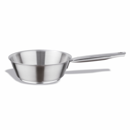 Sauteuse évasée en inox ø 16 à 24 cm - pujadas