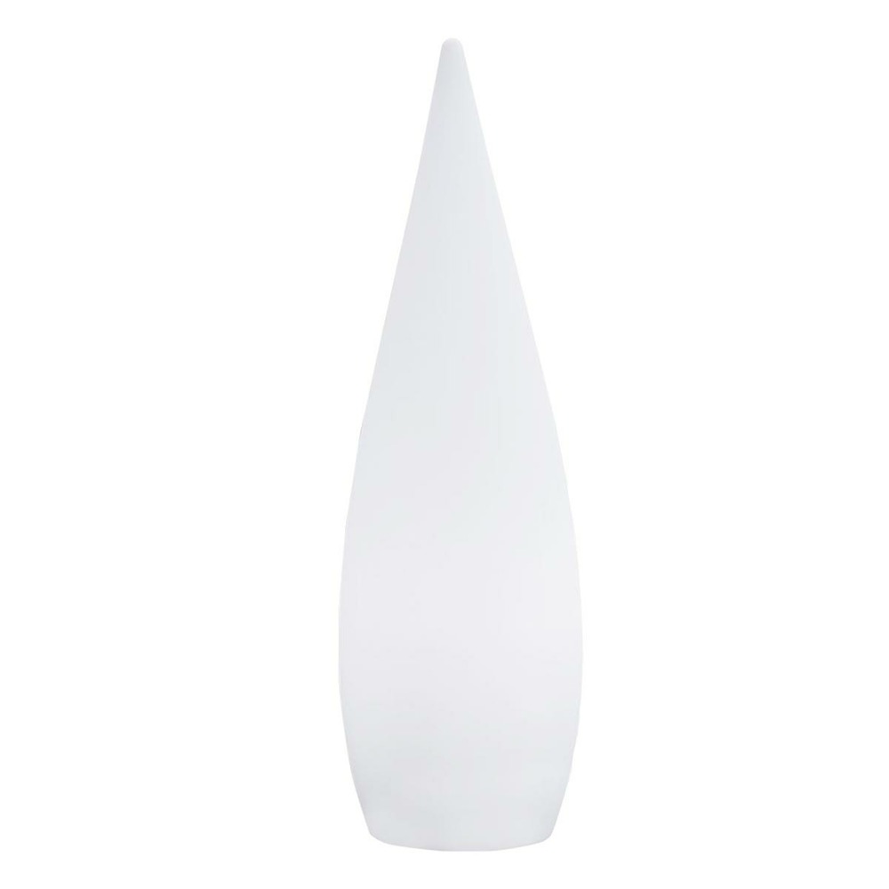 Lampadaire extérieur sans fil classy blanc polypropylène h120cm