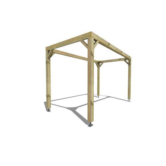 Pergola bois • 4m x 2m • indépendante • cadre simple • livraison comprise