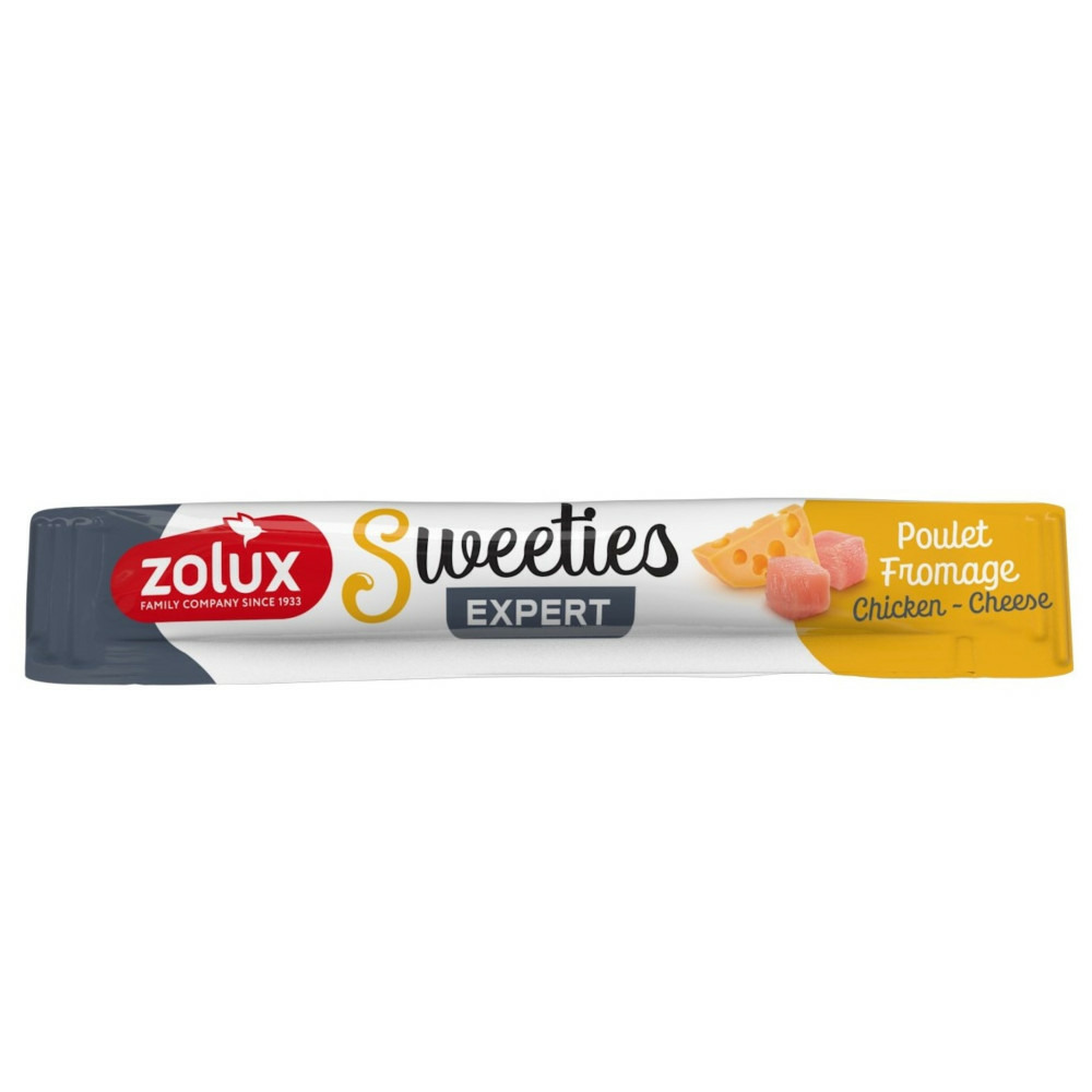Un stick crème poulet fromage sweeties 14 g pour chien