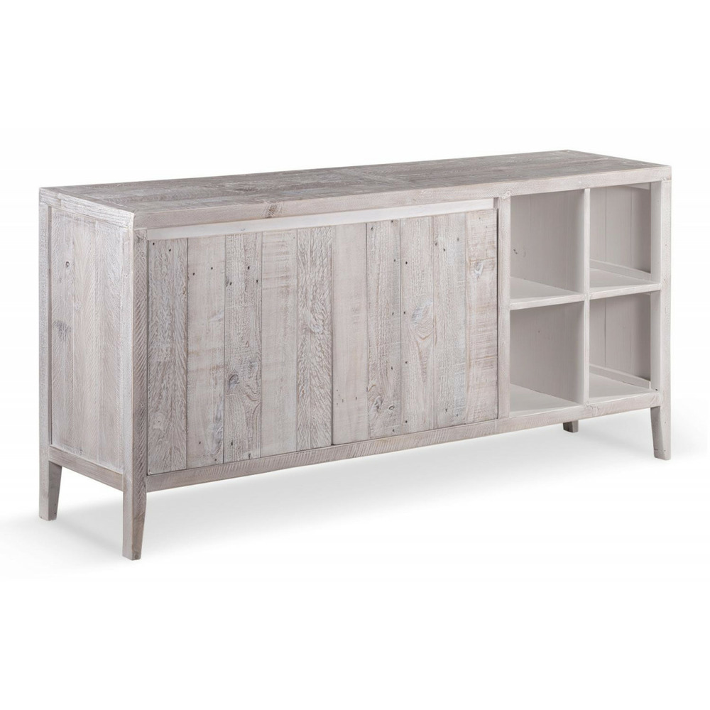Buffet bois gris - cadélia décoration d'autrefois