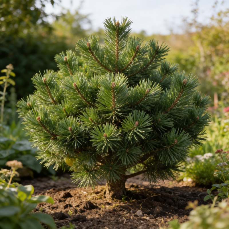 Pin sylvestre 'sandringham' pot 18l 40/50cm - pinus sylvestris sandringham