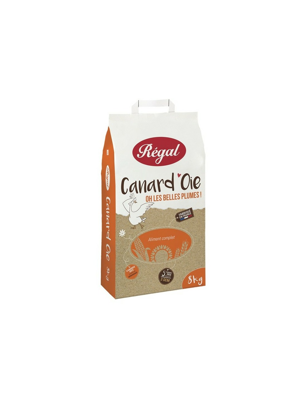 Aliment canard oie 8kg regal