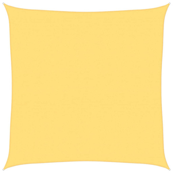 Voile d'ombrage 160 g/m² beige 7x7 m pehd