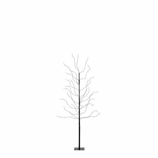 Luca lighting arbre lumineux avec éclairage 140 led blanc chaud - ip44 - h150 x ø15 cm - noir