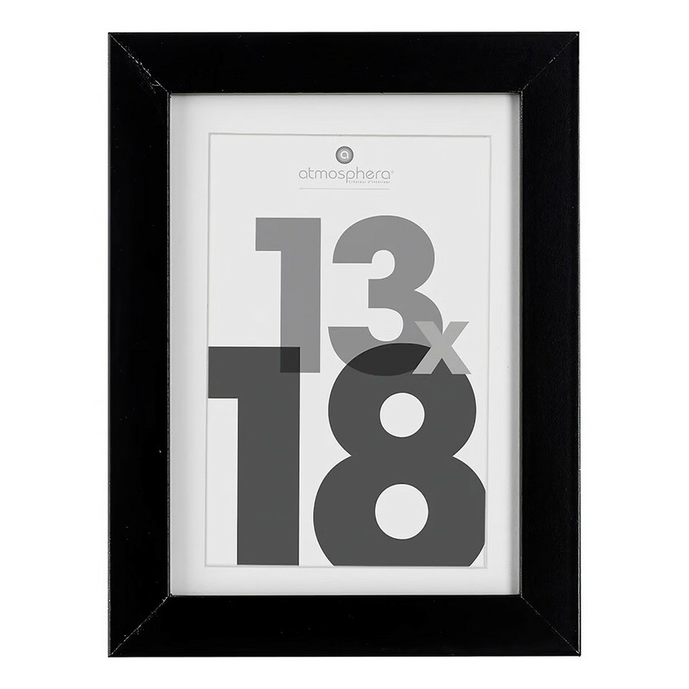 Cadre photo bois 13x18cm noir