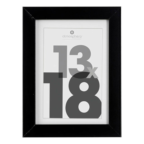 Cadre photo bois 13x18cm noir