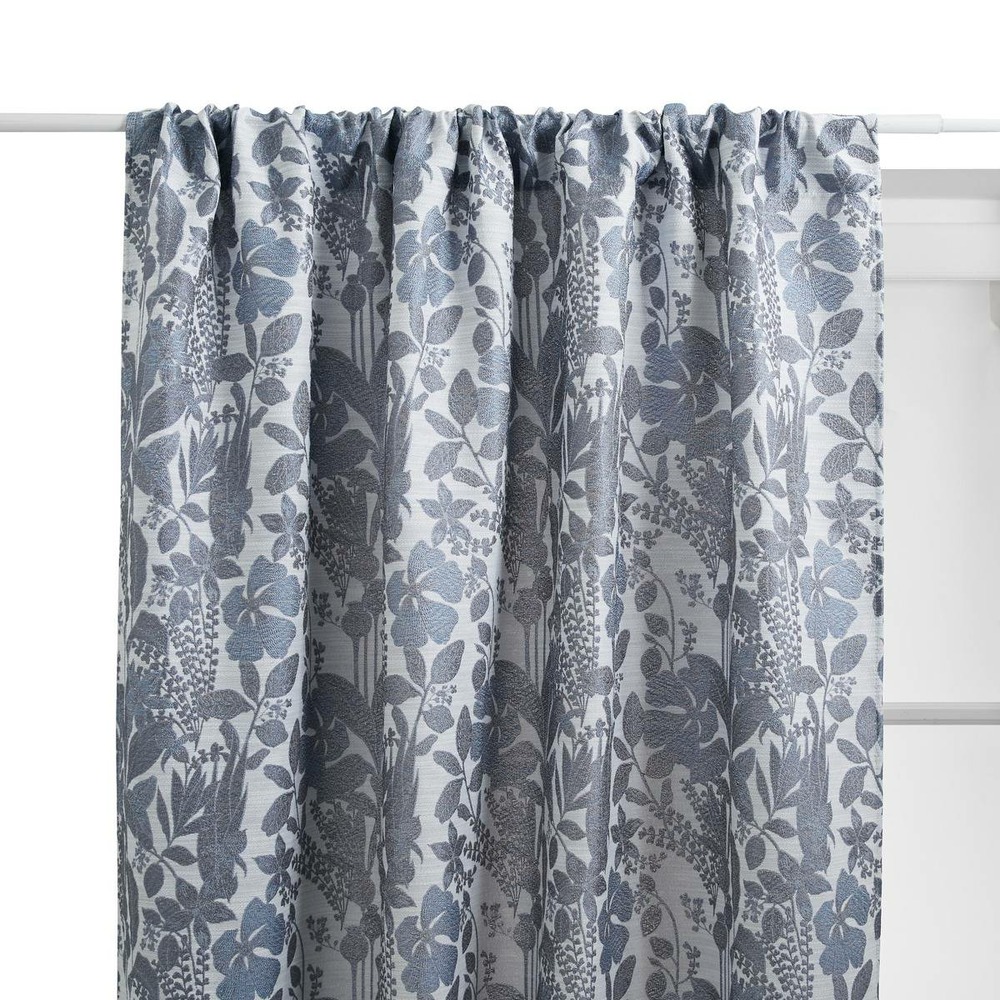 Rideau samara 140x260cm bleu orage