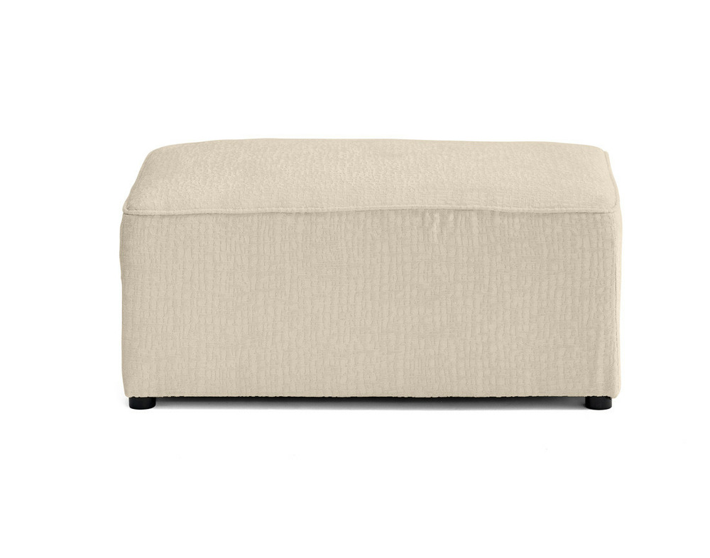 Topaze - pouf - en tissu velours relief