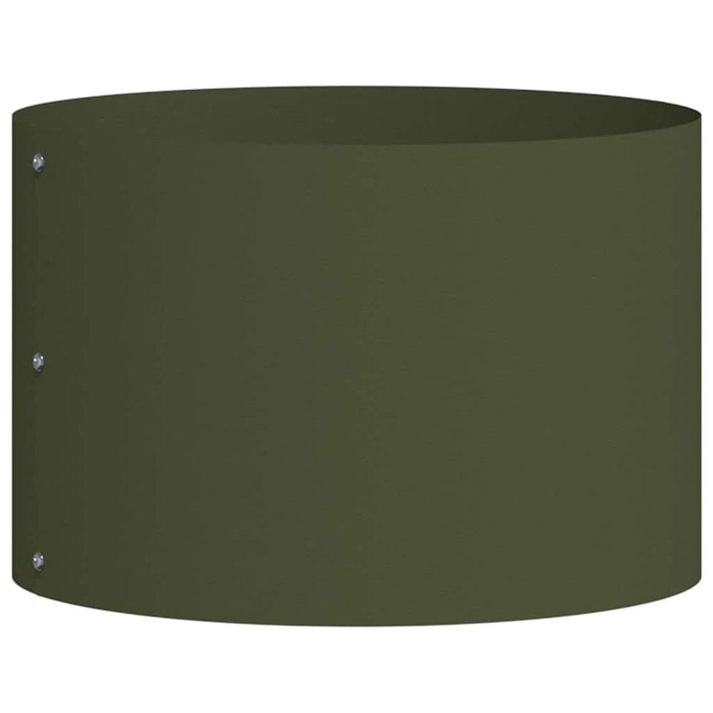 Anneau de jardinière vert olive 30 x 30 x 20 cm