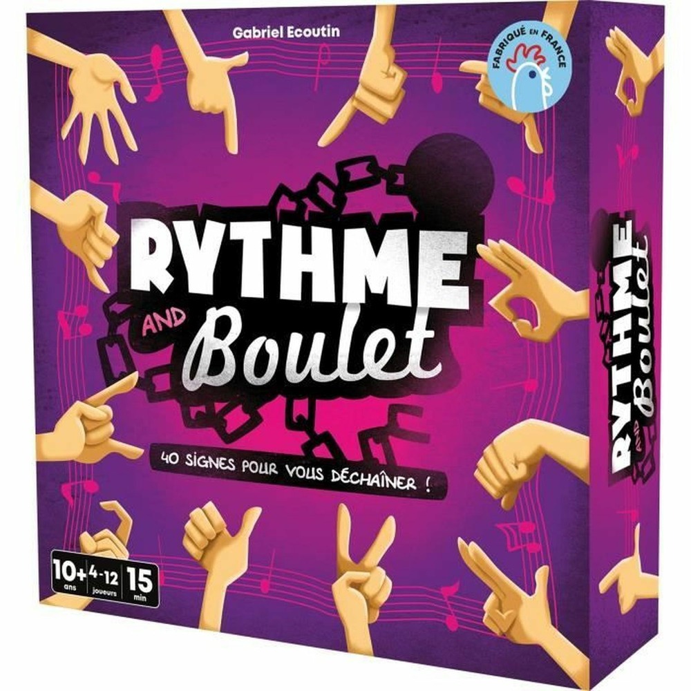 Rythme and boulet - asmodee - sens du rythme, observation et ruse seront vos atouts