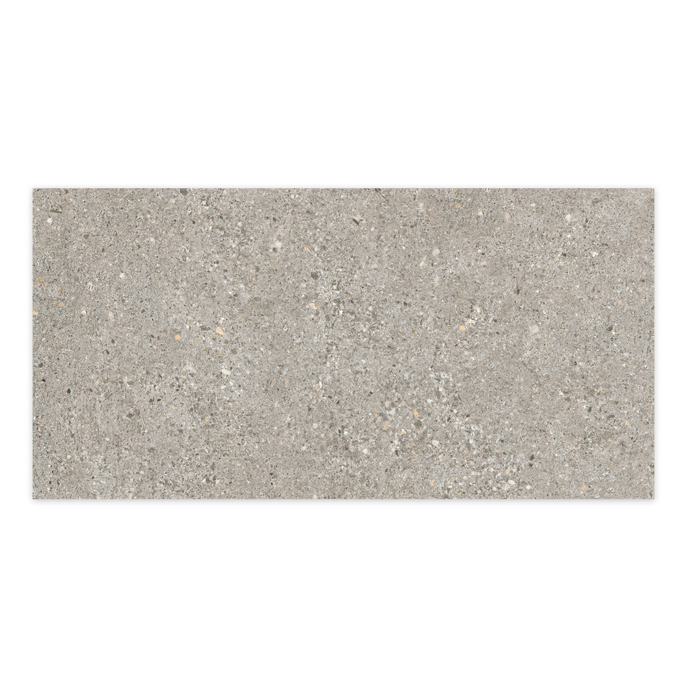 Carrelage effet béton gris cendré 100x50x2 cm arvelis - sol extérieur (vendu par carton de 0,5 m²) - ro'ma carrelage