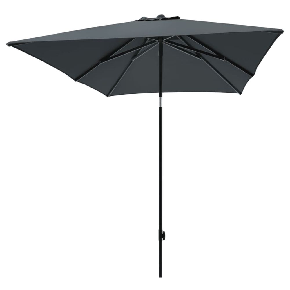 Parasol moraira 230x230 cm gris