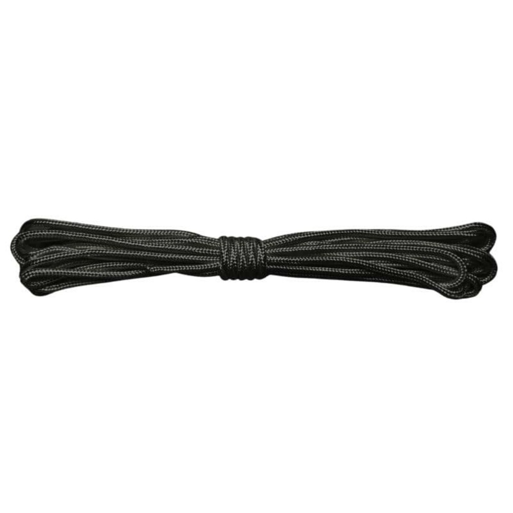 Corde de fixation en polyester tressé gris 30m